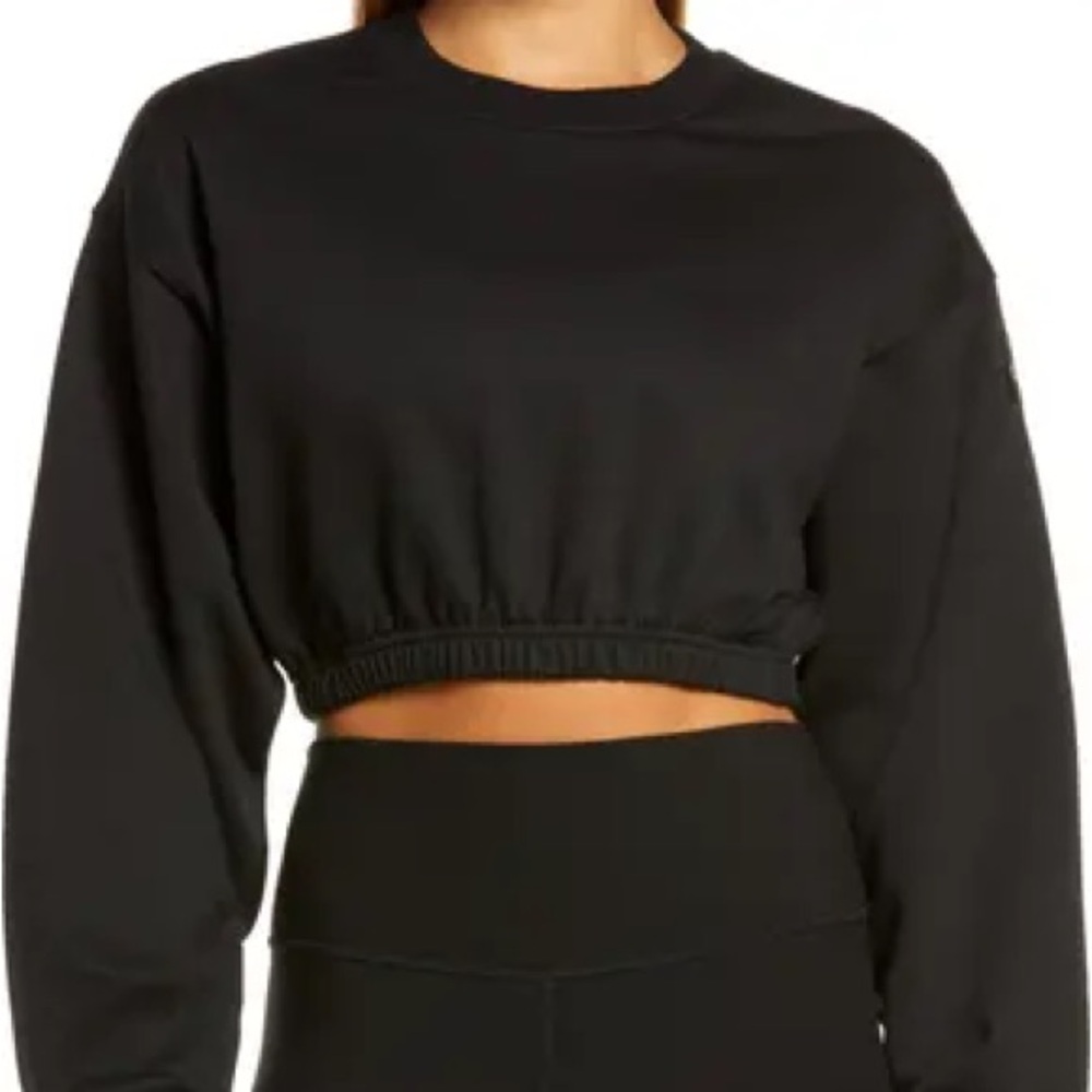 Alo Devotion Cropped Sweatshirt - image 1